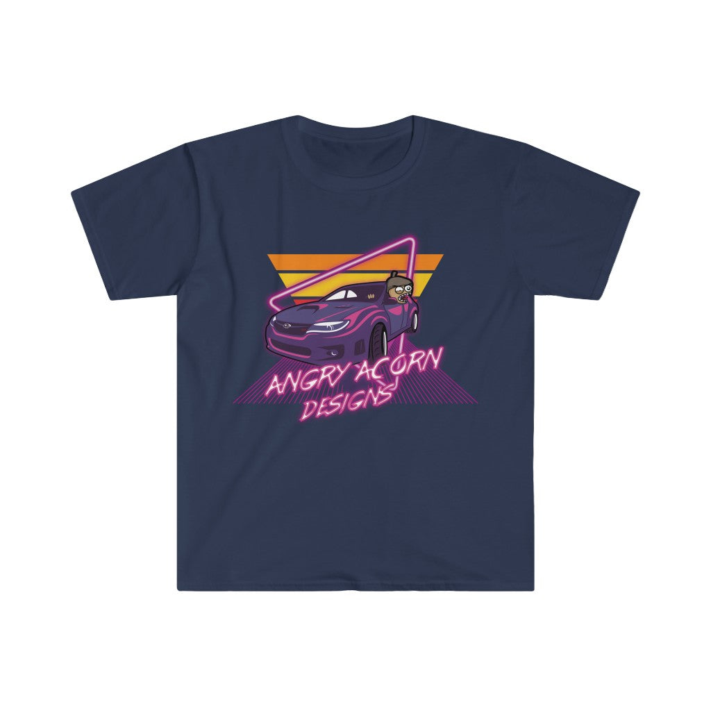 Angry Acorn Designs Retro T-shirt (Softstyle)