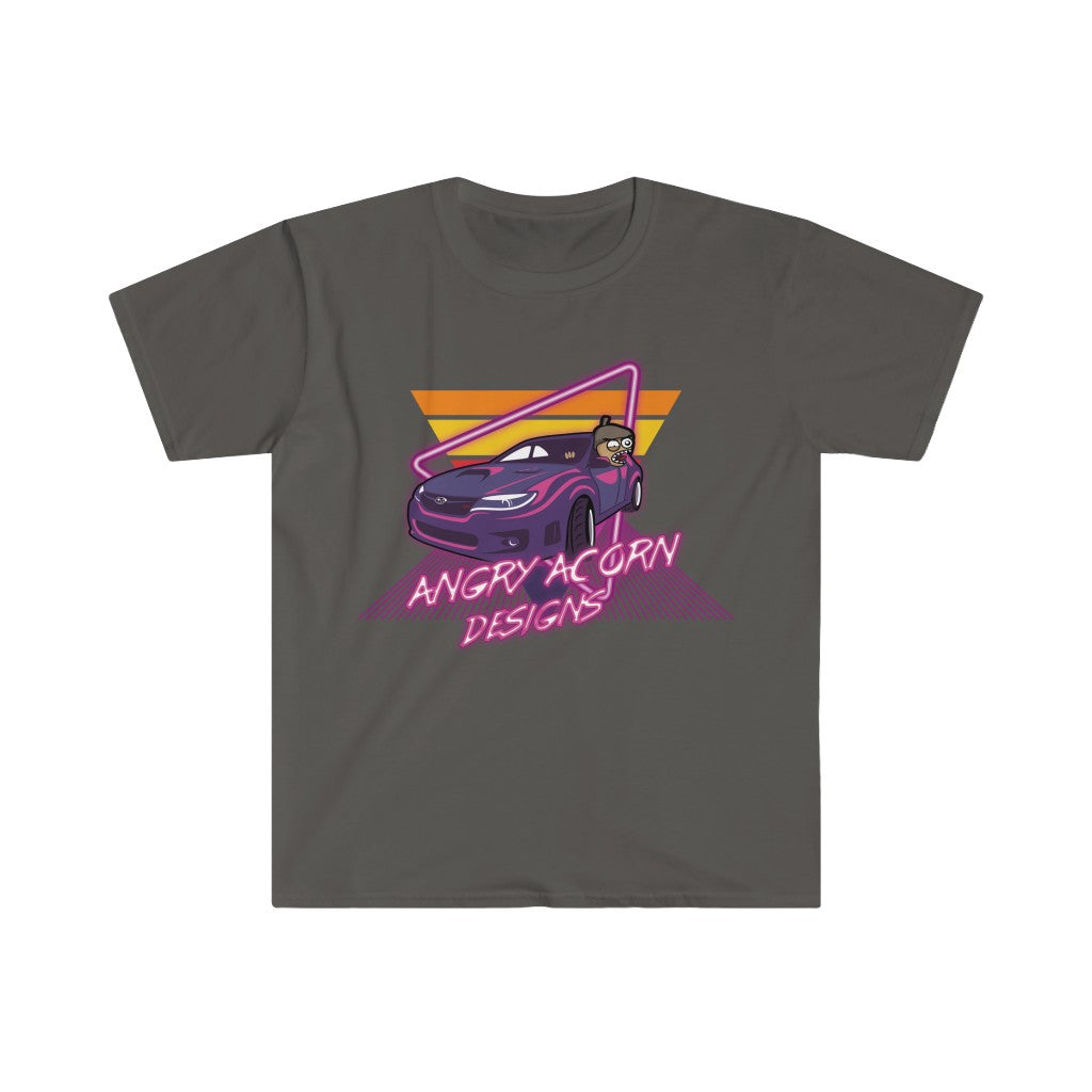 Angry Acorn Designs Retro T-shirt (Softstyle)