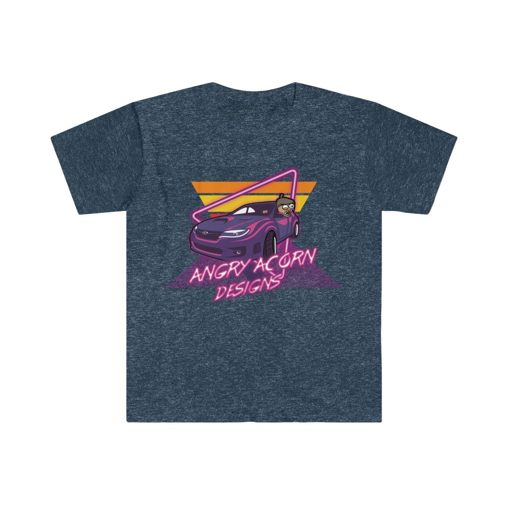 Angry Acorn Designs Retro T-shirt (Softstyle)