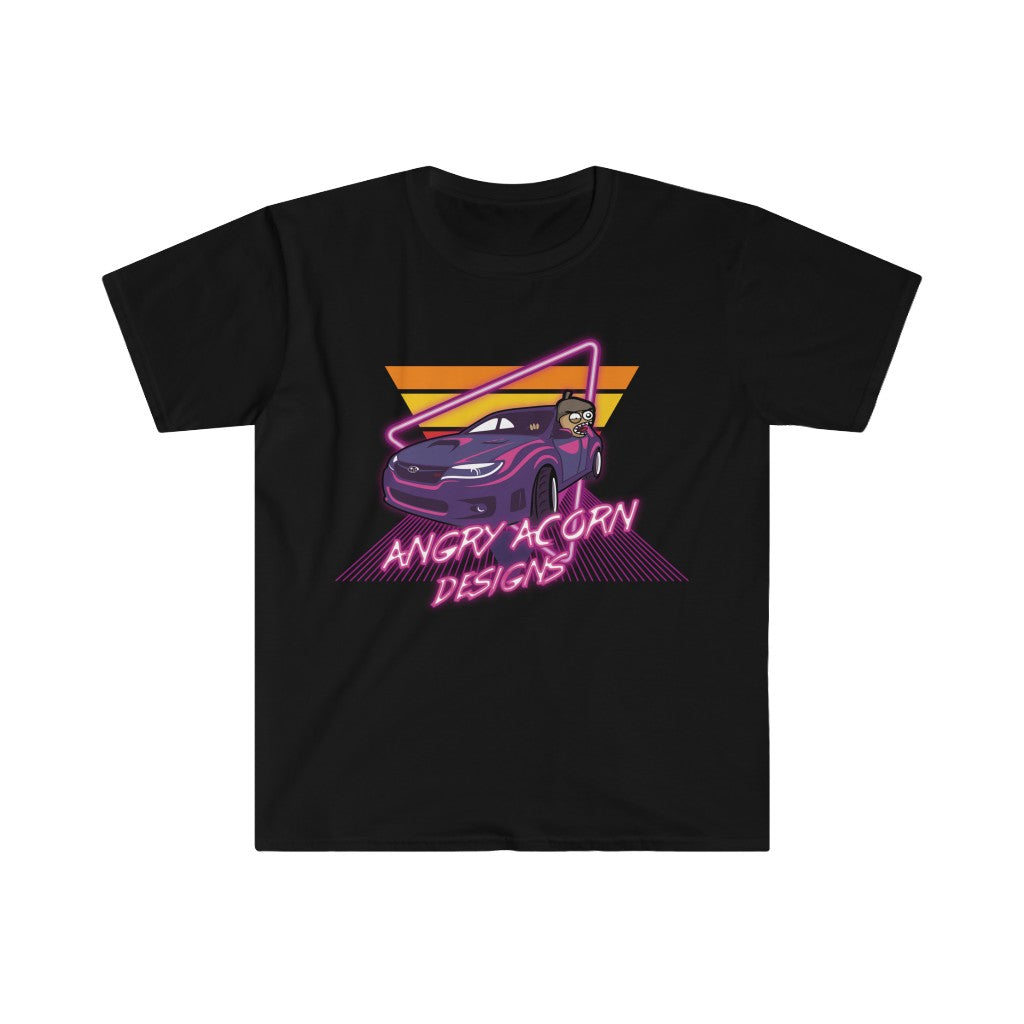 Angry Acorn Designs Retro T-shirt (Softstyle)